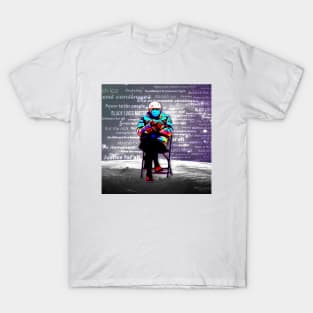 Bernie Mittens In Space T-Shirt